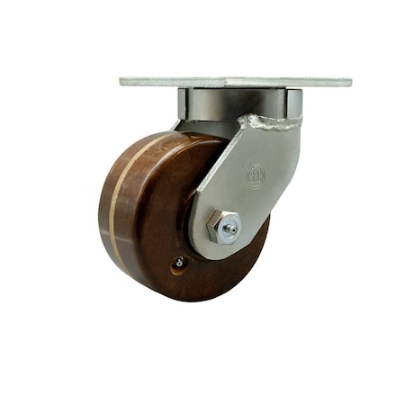 Service Caster 6'' Extra Heavy Duty High Temp Phenolic Wheel Swivel Top Plate Caster CRAN-SCC-KP92S630-PHRHT